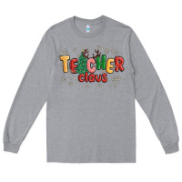Heather Grey teacher claus Long Sleeve Tee - MaliasSmallBusiness