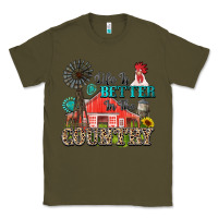 Army Green life is better in the country Classic Tee - Zillion Design Studio