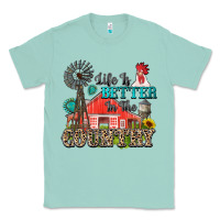 Seafoam life is better in the country Classic Tee - Zillion Design Studio