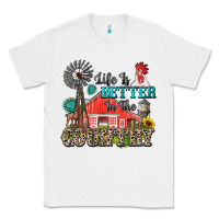 White life is better in the country Classic Tee - Zillion Design Studio