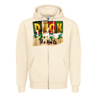 Sandshell christmas duck the halls Zipper Hoodie - Zillion Design Studio