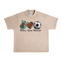 French Oak peace love soccer Urban Heavy Tee - Artiststas