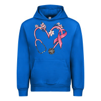 Cobalt stethoscope nurse medical breast cancer awareness Urban Hoodie - MaliasSmallBusiness