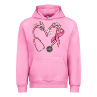 Fuchsia Pink stethoscope nurse medical breast cancer awareness Urban Hoodie - MaliasSmallBusiness