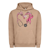 Pigment Burro stethoscope nurse medical breast cancer awareness Urban Hoodie - MaliasSmallBusiness