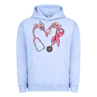 Pigment Grape Ice stethoscope nurse medical breast cancer awareness Urban Hoodie - MaliasSmallBusiness