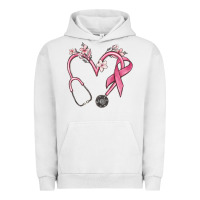 Pigment Lunar Rock stethoscope nurse medical breast cancer awareness Urban Hoodie - MaliasSmallBusiness