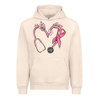 Sandshell stethoscope nurse medical breast cancer awareness Urban Hoodie - MaliasSmallBusiness