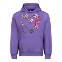 Tulip stethoscope nurse medical breast cancer awareness Urban Hoodie - MaliasSmallBusiness
