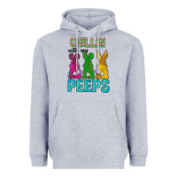 Heather Grey Chillin with my peeps Ester Day Heavyweight Hoodie - Neo Western