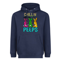 Navy Chillin with my peeps Ester Day Heavyweight Hoodie - Neo Western