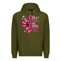 Army Green In october we wear pink Premium Hoodie - NancyCooperArtShop