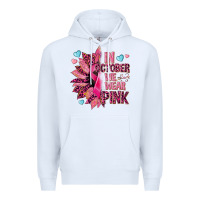 White In october we wear pink Premium Hoodie - NancyCooperArtShop
