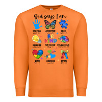 Carrot god says i am autism Premium Sweatshirt - JahusDesignShop