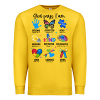 Lemon god says i am autism Premium Sweatshirt - JahusDesignShop