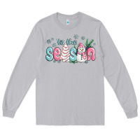 Moon Dust tis the season snowman and christmas cake Long Sleeve Tee - MaliasSmallBusiness