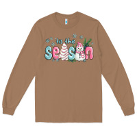 Toasted Coconut tis the season snowman and christmas cake Long Sleeve Tee - MaliasSmallBusiness