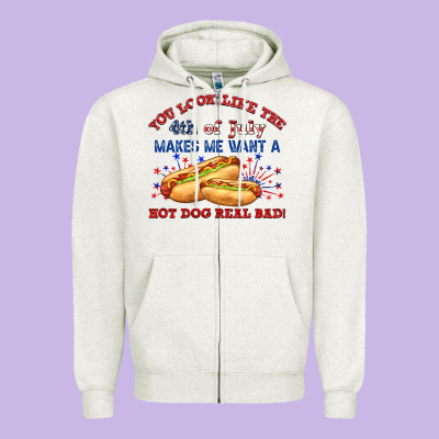 Zipper Hoodie dog real bad billie wilder
