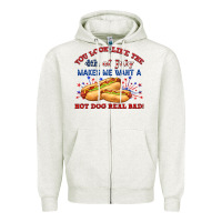 Oatmeal Heather dog real bad billie wilder Zipper Hoodie - texasbilliewilder