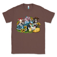Chestnut farm animals truck Classic Tee - Zillion Design Studio