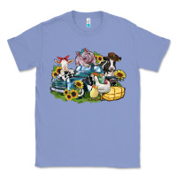 Colony Blue farm animals truck Classic Tee - Zillion Design Studio