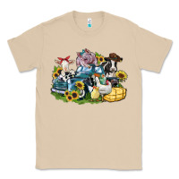 Mushroom farm animals truck Classic Tee - Zillion Design Studio