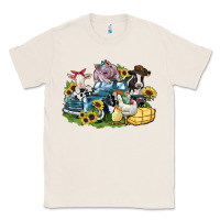 Natural farm animals truck Classic Tee - Zillion Design Studio