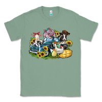 Sage farm animals truck Classic Tee - Zillion Design Studio