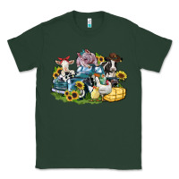 Sports Green farm animals truck Classic Tee - Zillion Design Studio
