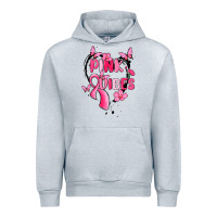 Heather Grey pink vibes Urban Hoodie - MaliasSmallBusiness