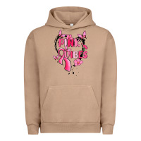 Pigment Burro pink vibes Urban Hoodie - MaliasSmallBusiness