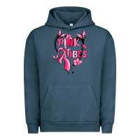 Pigment Midnight Navy pink vibes Urban Hoodie - MaliasSmallBusiness