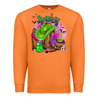 Carrot spooky cowgirl  halloween Premium Sweatshirt - AdoDesignShop