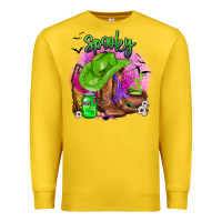 Lemon spooky cowgirl  halloween Premium Sweatshirt - AdoDesignShop