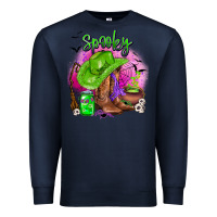 Navy spooky cowgirl  halloween Premium Sweatshirt - AdoDesignShop