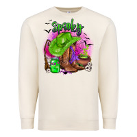 Sandshell spooky cowgirl  halloween Premium Sweatshirt - AdoDesignShop