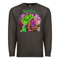 Smoke spooky cowgirl  halloween Premium Sweatshirt - AdoDesignShop