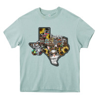 Arona Happy Easter Texas Heavy Core Tee - CowhideDigitalArt