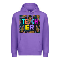 Purple Teacher Day Premium Hoodie - LillyAllenDesigns