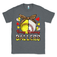 Charcoal Heather busy raising ballers with baseball and softball Classic Tee - texasbilliewilder