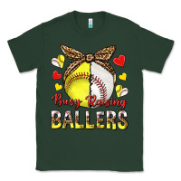 Sports Green busy raising ballers with baseball and softball Classic Tee - texasbilliewilder