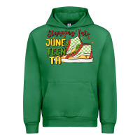 Emerald stepping into juneteenth Urban Hoodie - MaliasSmallBusiness