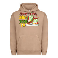 Pigment Burro stepping into juneteenth Urban Hoodie - MaliasSmallBusiness