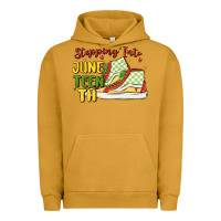 Pigment Peanut Butter stepping into juneteenth Urban Hoodie - MaliasSmallBusiness