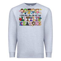 Heather Grey i love my job for all the little reasons Premium Sweatshirt - JahusDesignShop