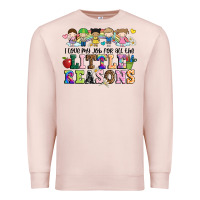 Pale Pink i love my job for all the little reasons Premium Sweatshirt - JahusDesignShop