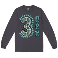 Smoke 3 rex green dinosaur Long Sleeve Tee - MaliasSmallBusiness