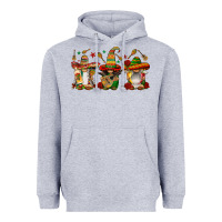 Heather Grey mexican gnomies Heavyweight Hoodie - FaDigitalArtStudio