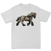 Dove Grey Belgian Horse Premium Tee - LillyAllenDesigns