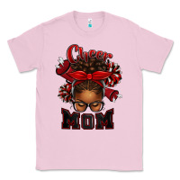 Bubblegum Pink cheer mom afro messy bun Classic Tee - texasbilliewilder